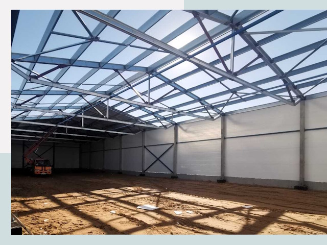 Строительство сенохранилищ в Тихвине