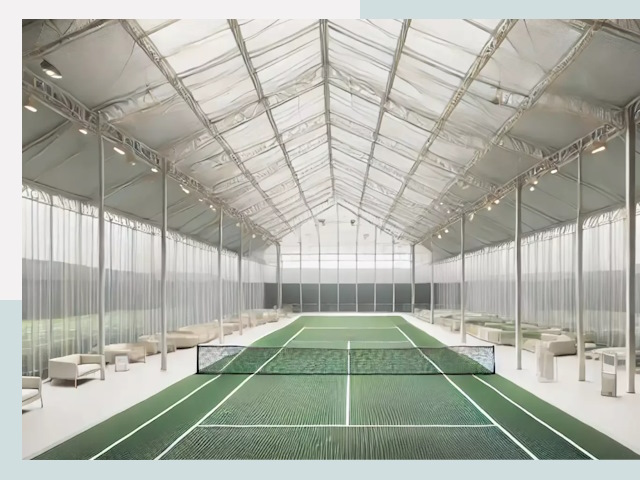 Строительство теннисных кортов в Тихвине