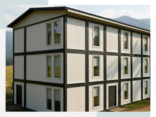 Модульные общежития в Тихвине