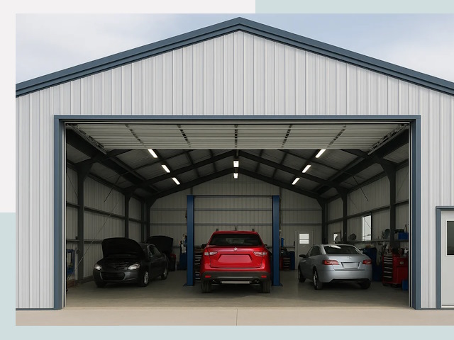 Ангары из сэндвич панелей от 656 руб. в Тихвин