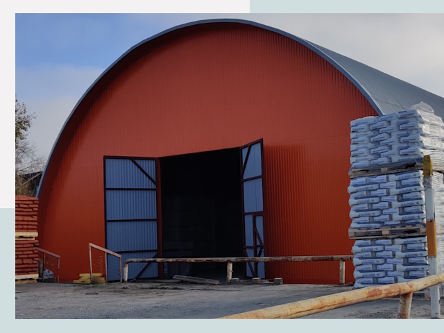 Полукруглые ангары по цене от 656 руб. в Тихвин