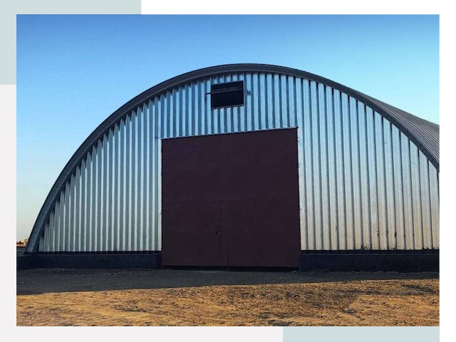 Арочные ангары в Тихвине