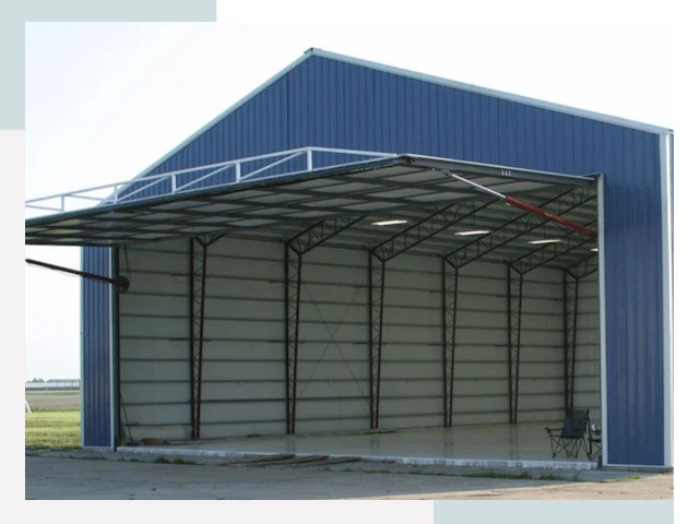 Прямо стенные ангары в Тихвине