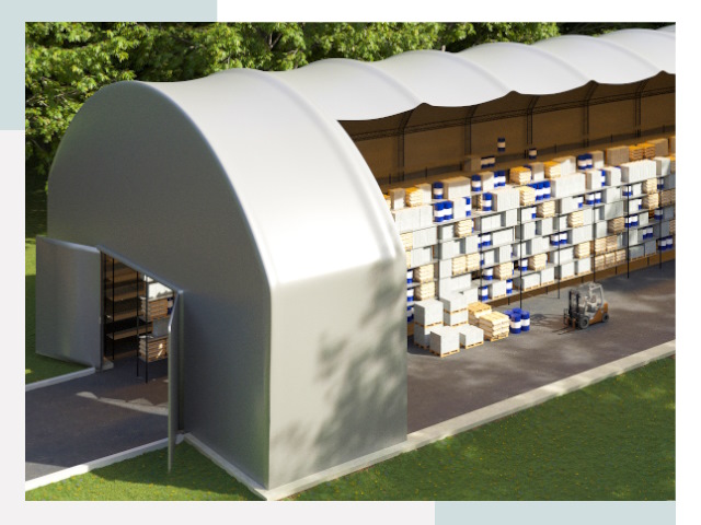 Тентовые ангары в Тихвине