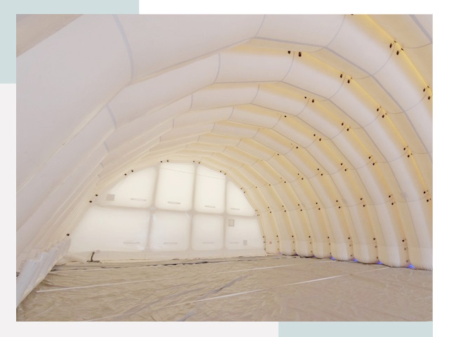 Пневмокаркасные ангары в Тихвине