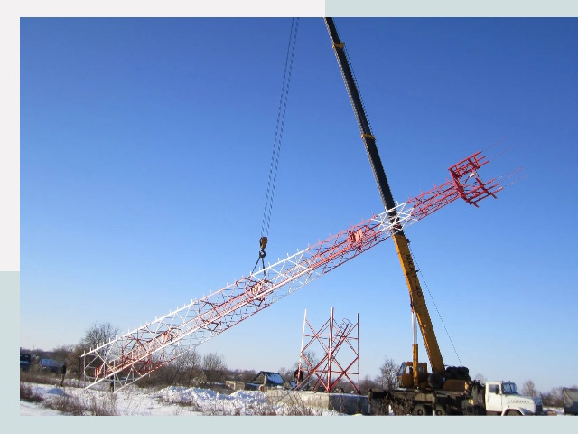 Строительство башен связи в Тихвине от 656 руб.