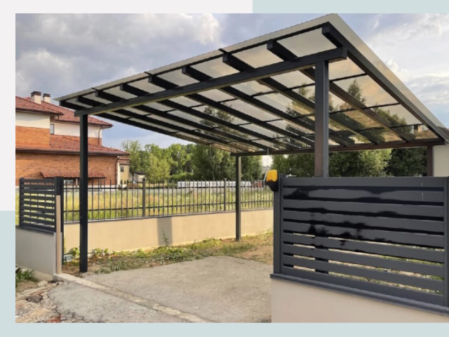 Металлические навесы в Тихвин от 656 руб. за м²