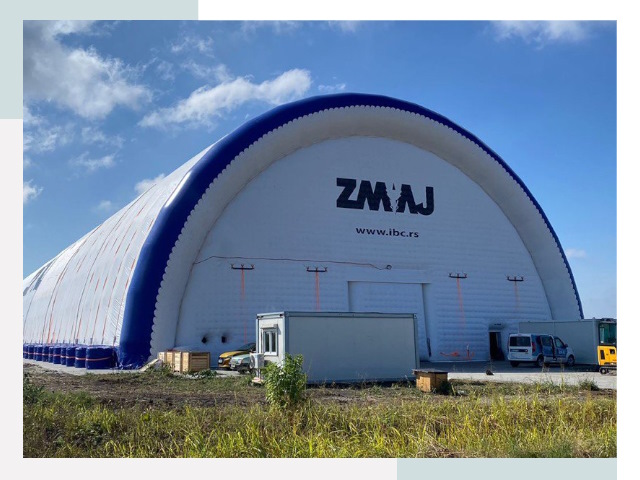 Брендирование ангаров в Тихвине