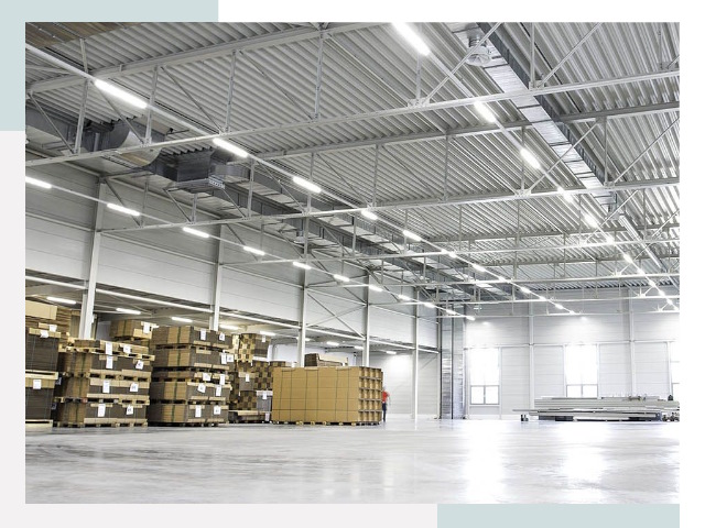 Освещение ангаров в Тихвине