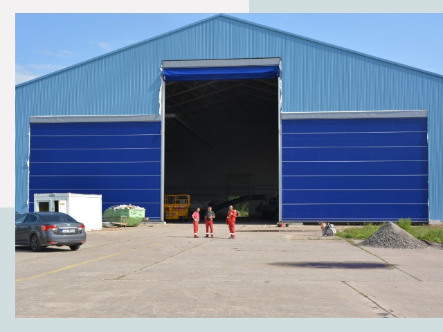 Ангарные ворота в Тихвин от СтальСтрой-Тхв по цене 656 руб.