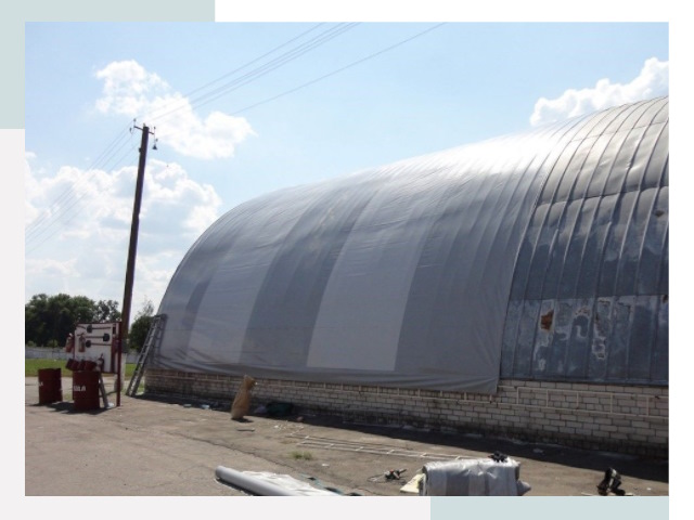 Ремонт ангаров в Тихвине