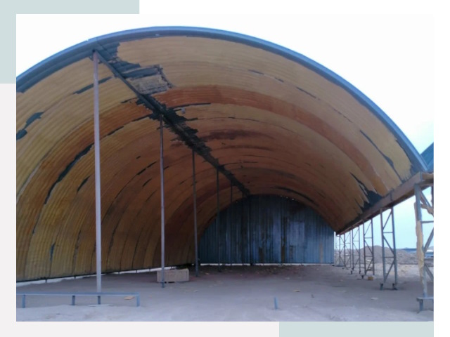 Реконструкция ангаров в Тихвине