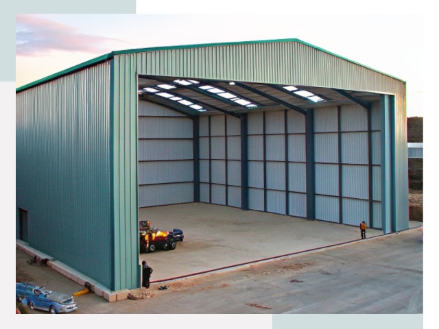 Строительство ангаров в Тихвине