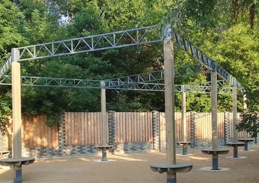 Терраса из металлоконструкций под ключ, проектирование, изготовление и монтаж от СтальСтрой-Тхв